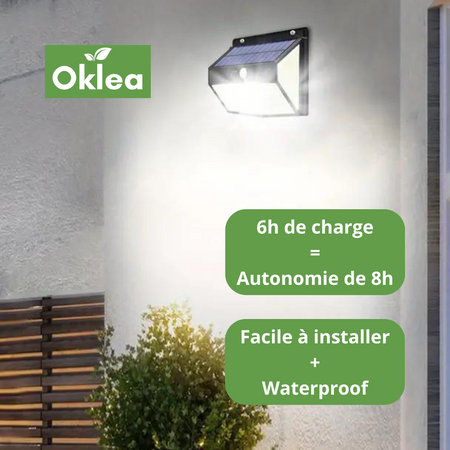 LED solaires pour extérieur - Pack de 2 spots