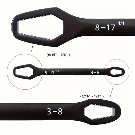 FlexiWrench – Universal Double Ended Multi-Function Wrench 